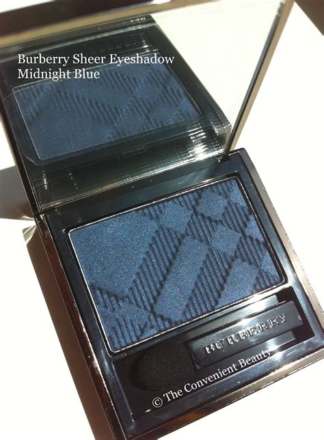 burberry midnight blue eyeshadow review|burberry sheer khaki.